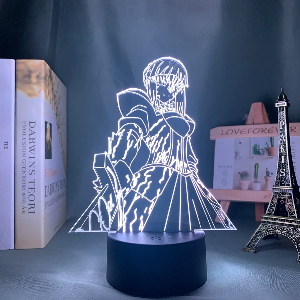 Fate Stay Night 3d LED Light