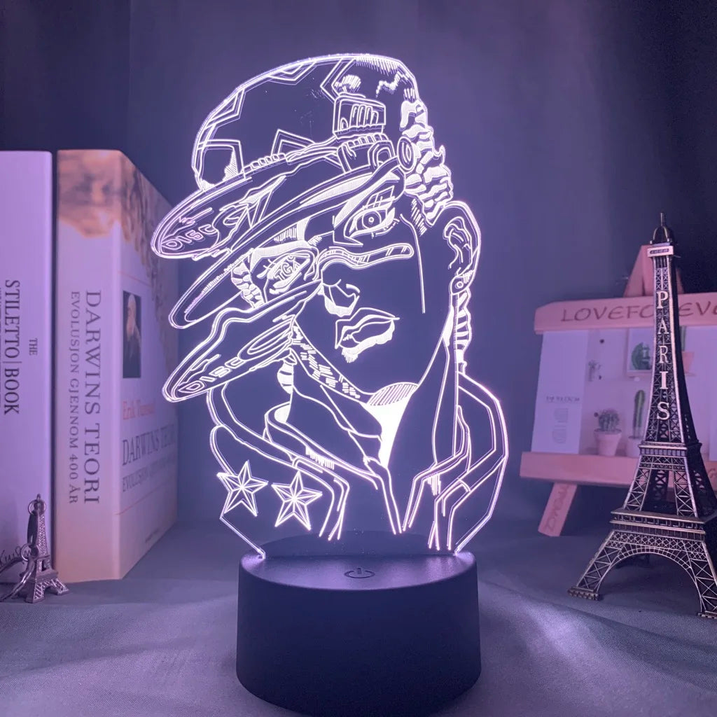 JoJo Bizarre Adventure 3d Night Light LED lamp