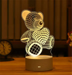 Christmas Decorations 3D LED Light Lamp