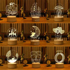 Christmas Decorations 3D LED Light Lamp