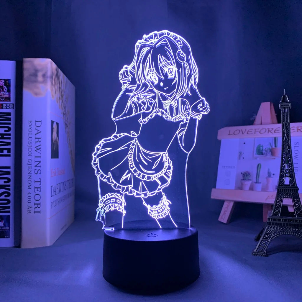 High School DxD 3D LED Lamp