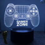 NEON GAMER 3D Lamp LED Night Light