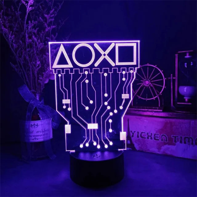 Gaming Setup RGB 3D LED Lamp