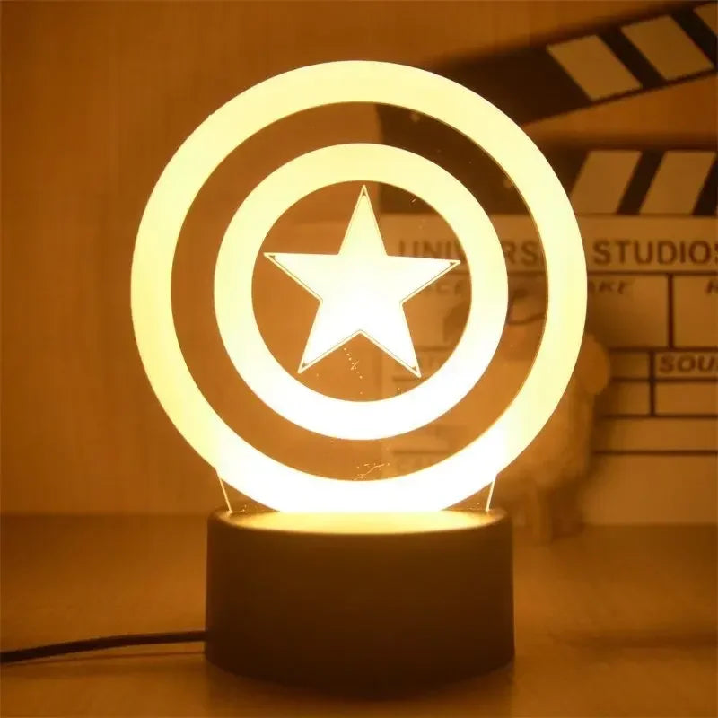 Avengers 3D LED Light Lamp Action