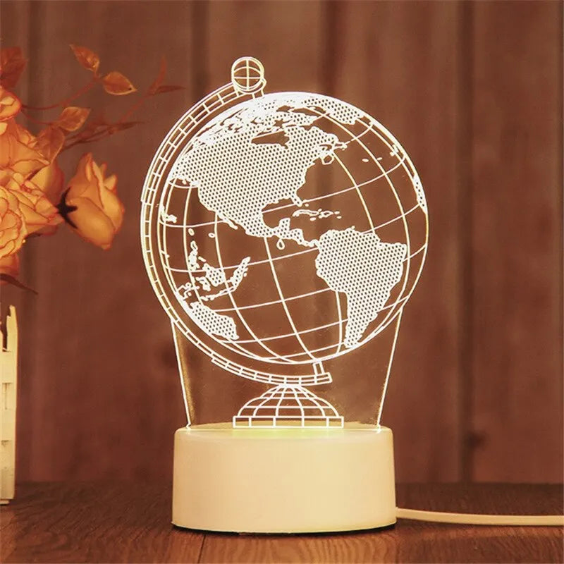 Love Heart Decorative Night Light LED