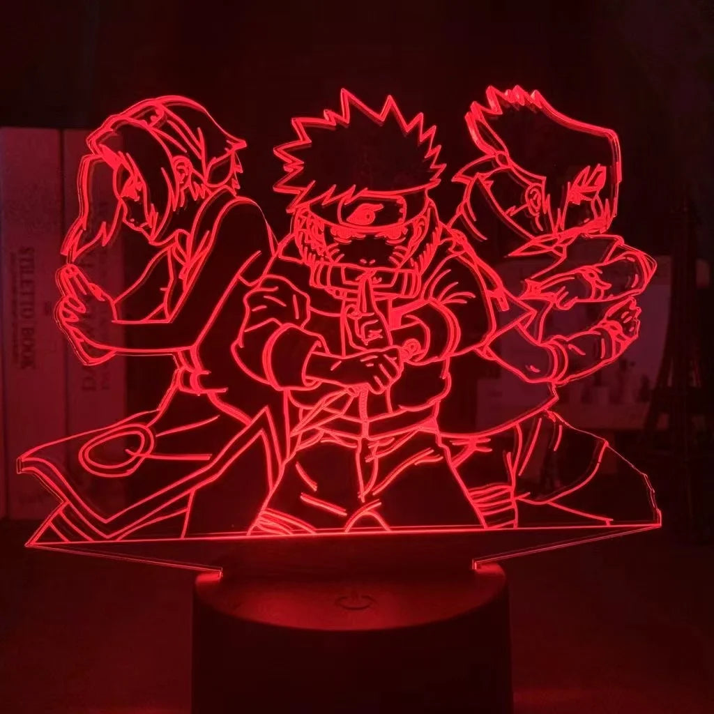 Naruto 3D Led light decoration