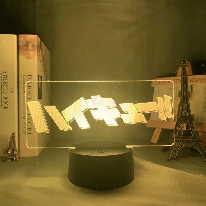 Haikyuu 3d LED Lamp