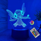 Stitch 3D Illusion Night Light