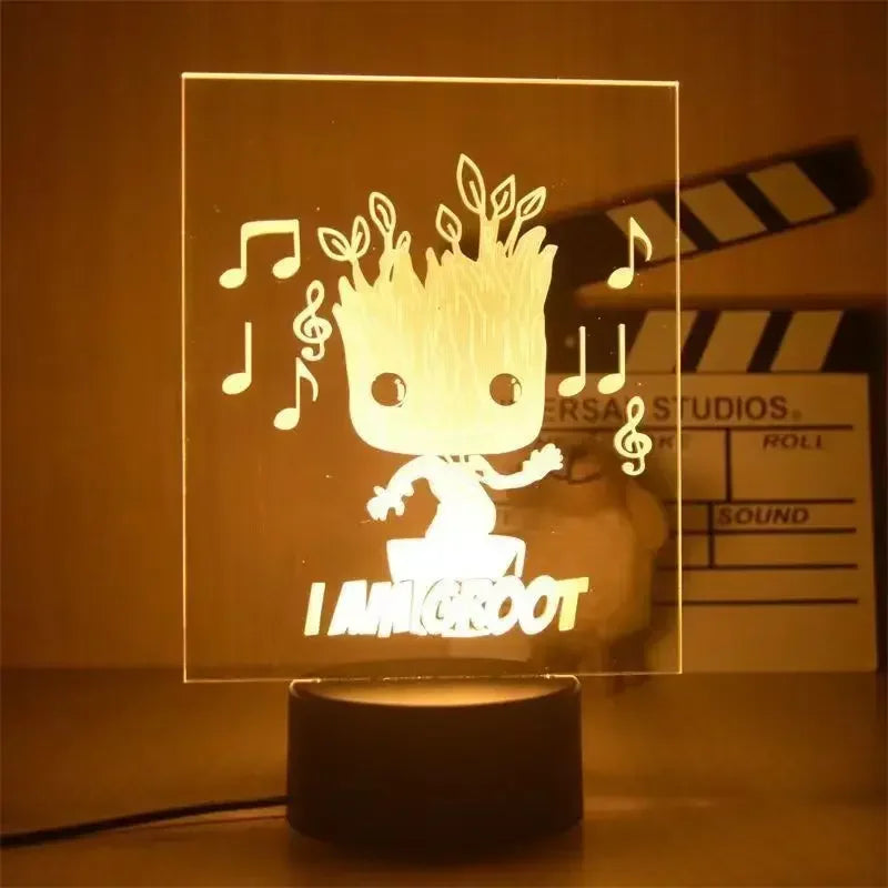 Avengers 3D LED Light Lamp Action