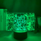 JoJo Bizarre Adventure 3d Night Light LED lamp