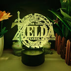 Game Zeldaes Night Lights 3D Led Lamp