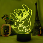 Lilo & Stitch Cartoon 3D Lamp Figure LED Night