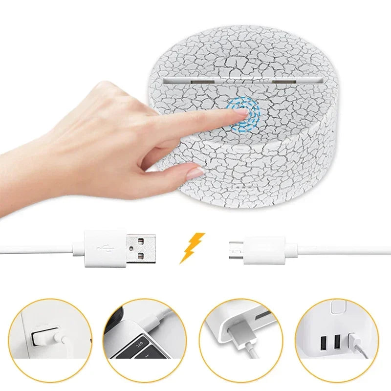 Paw Patrols 3D LED Night Lights