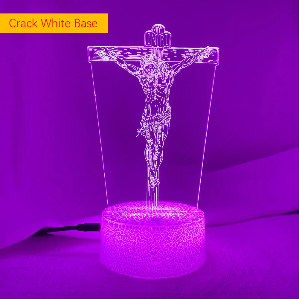 Jesus Shaped Church 3D LED lighting