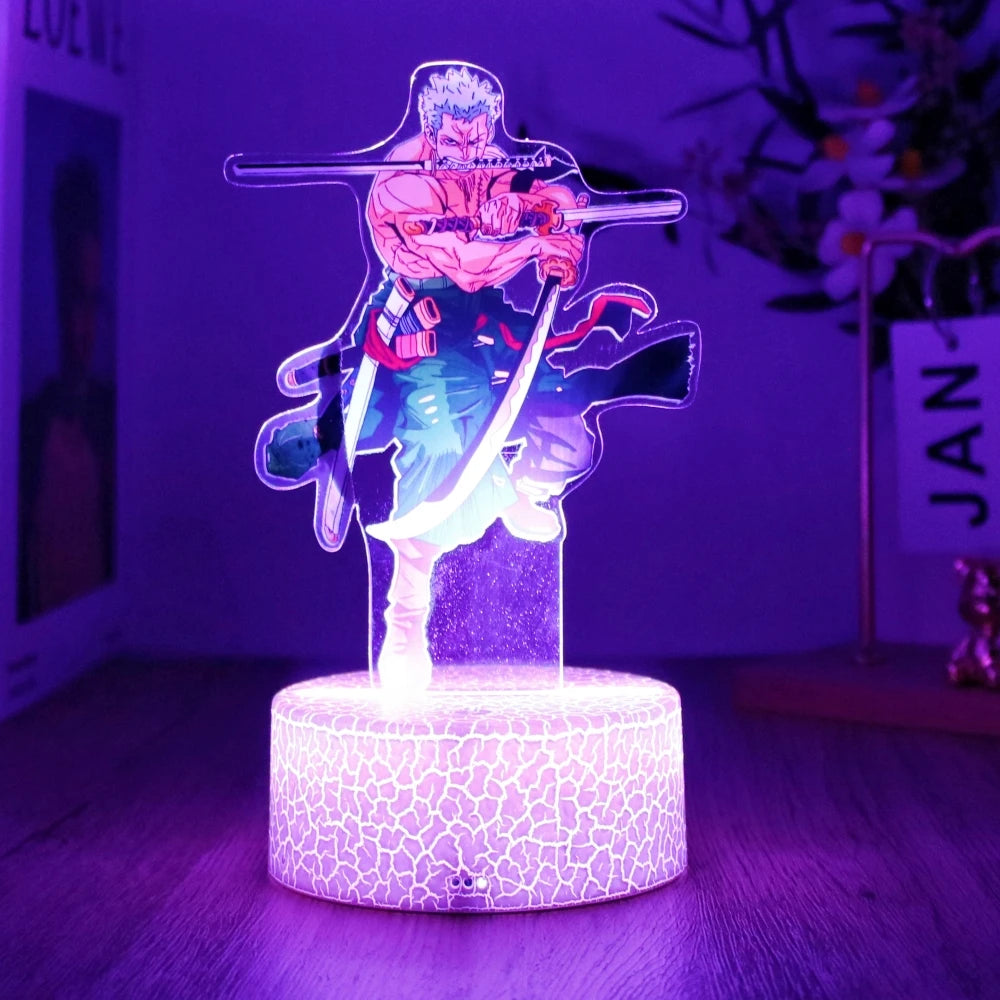 One Piece  Anime Figures 3D Lamp