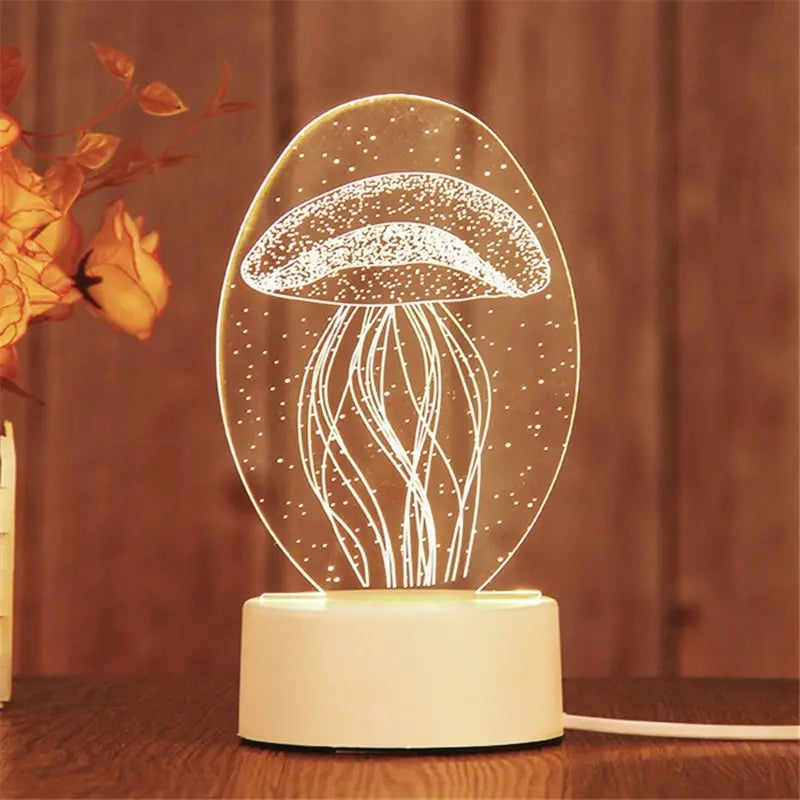 Love Heart Decorative Night Light LED