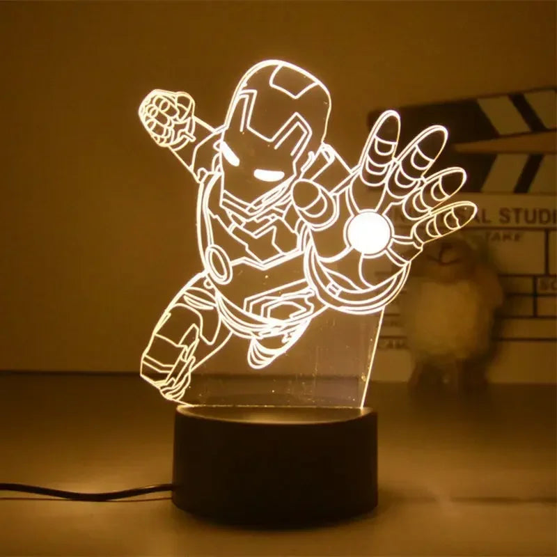 Avengers 3D LED Light Lamp Action