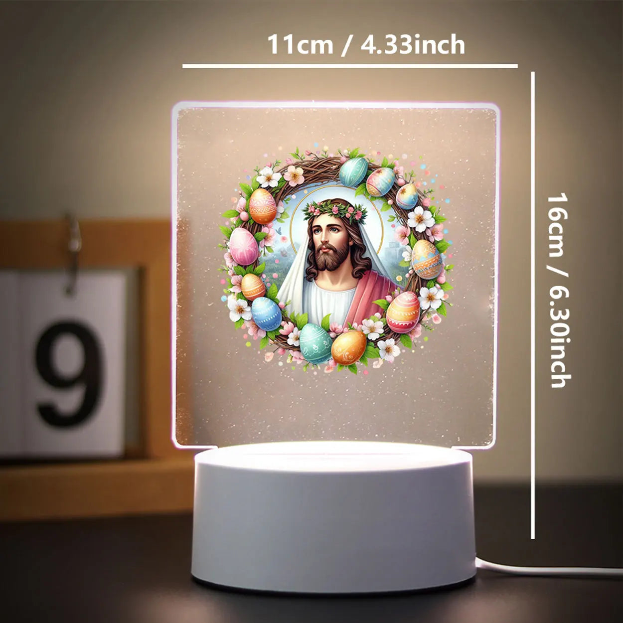 Religion 3D Night Light For Home Room Decoration