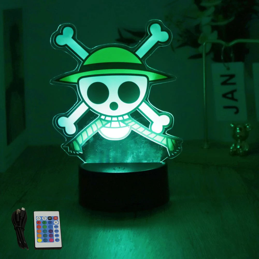 One Piece  Anime Figures 3D Lamp