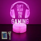 NEON GAMER 3D Lamp LED Night Light