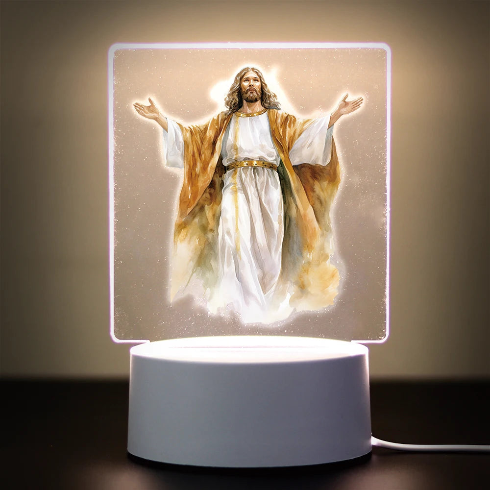 Religion 3D Night Light For Home Room Decoration