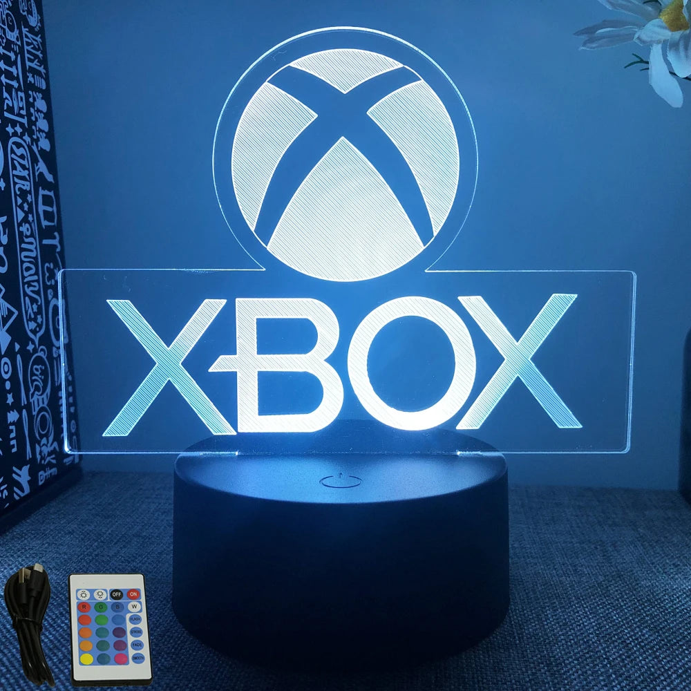 NEON GAMER 3D Lamp LED Night Light