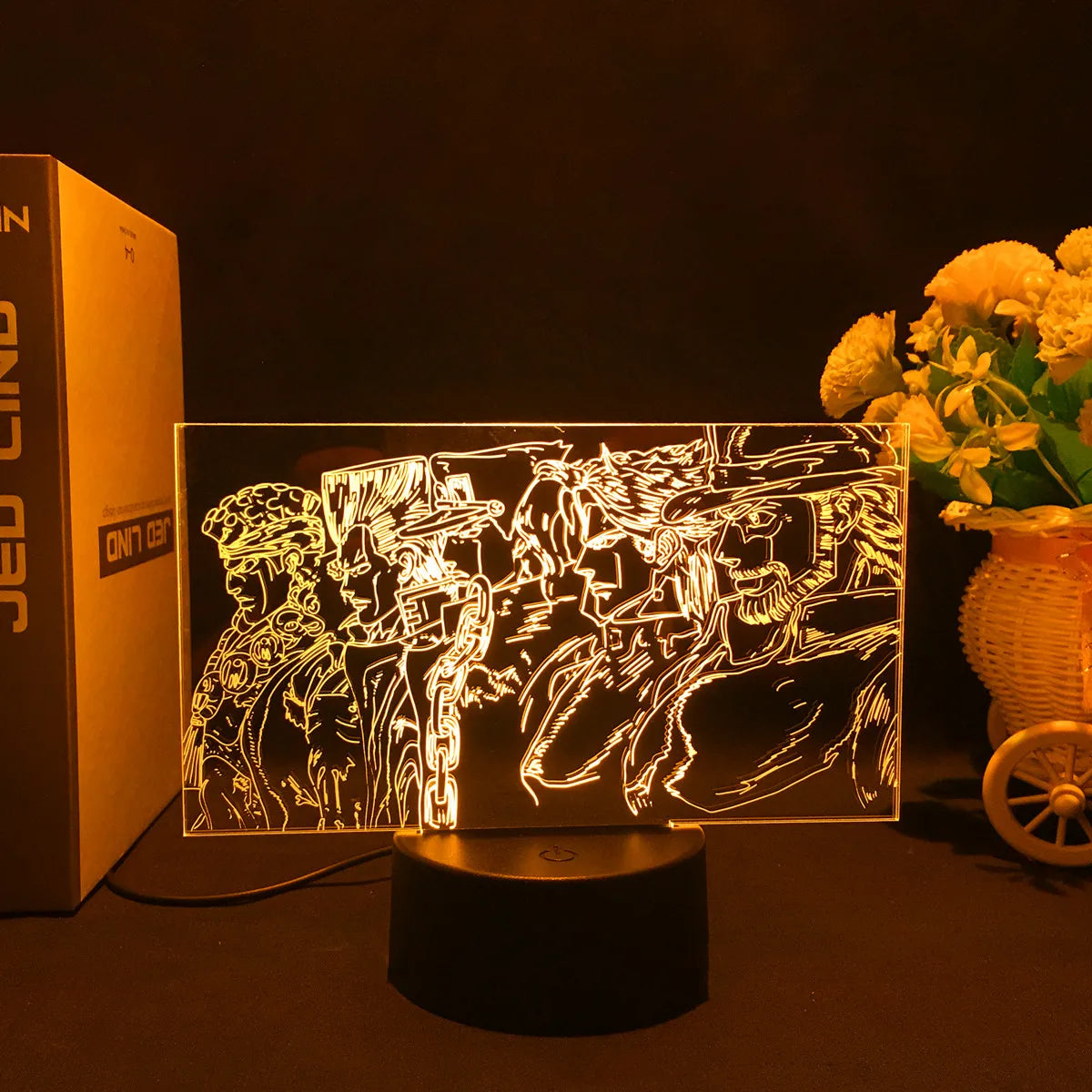 JoJo Bizarre Adventure 3d Night Light LED lamp