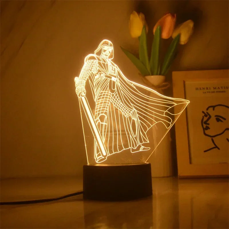 Avengers 3D LED Light Lamp Action