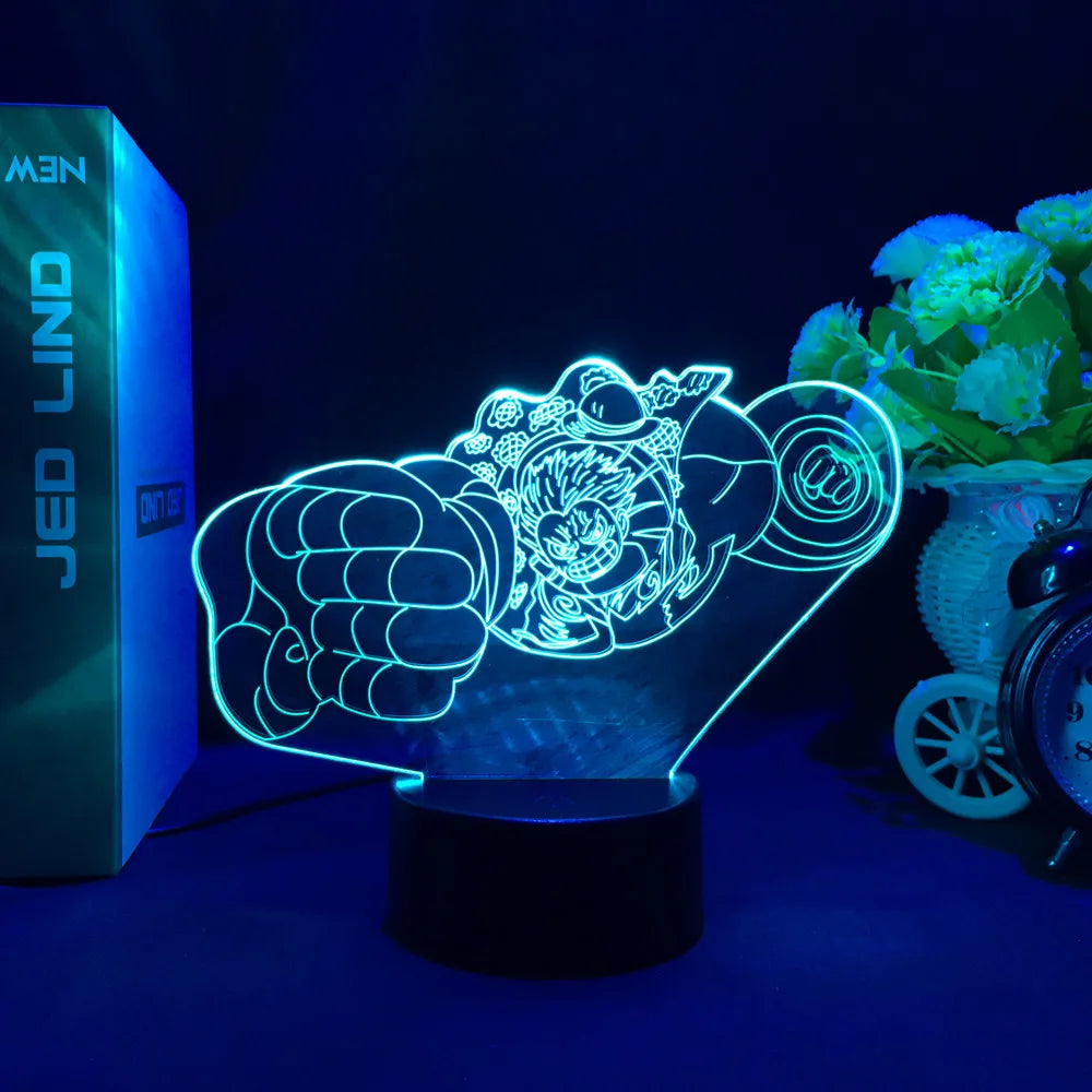 One Piece 3D illusion lamp