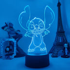 Lilo & Stitch Cartoon 3D Lamp Figure LED Night