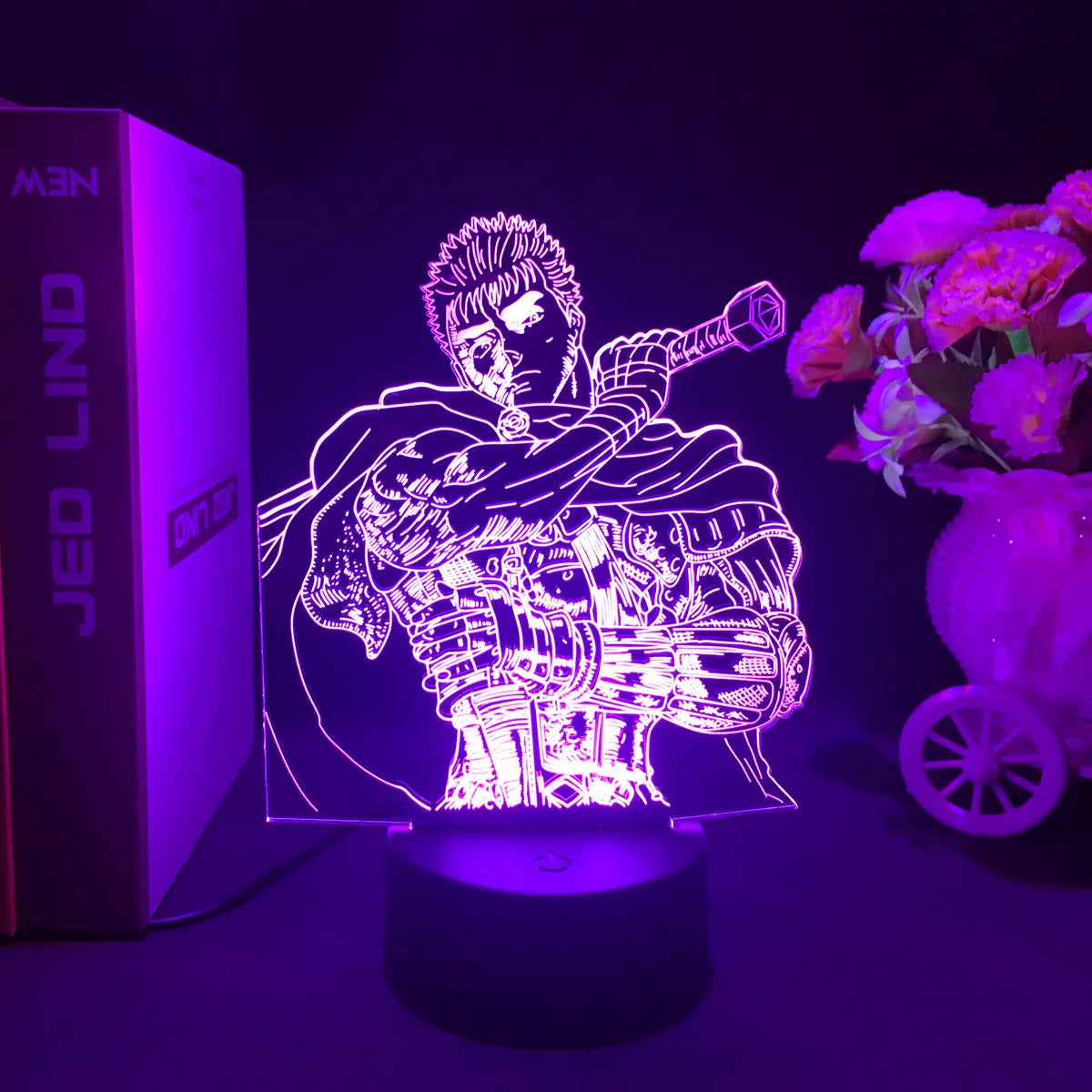 Berserk Anime 3d Led Night Light lamp