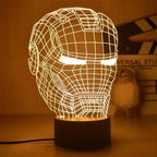 Avengers 3D LED Light Lamp Action