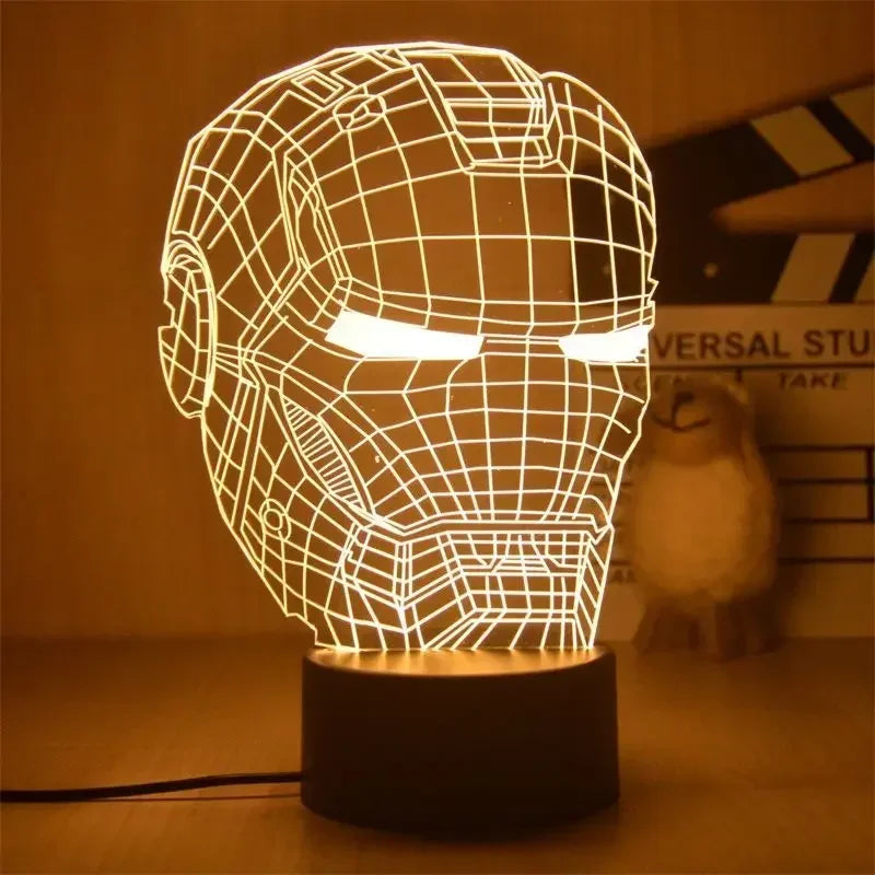Avengers 3D LED Light Lamp Action
