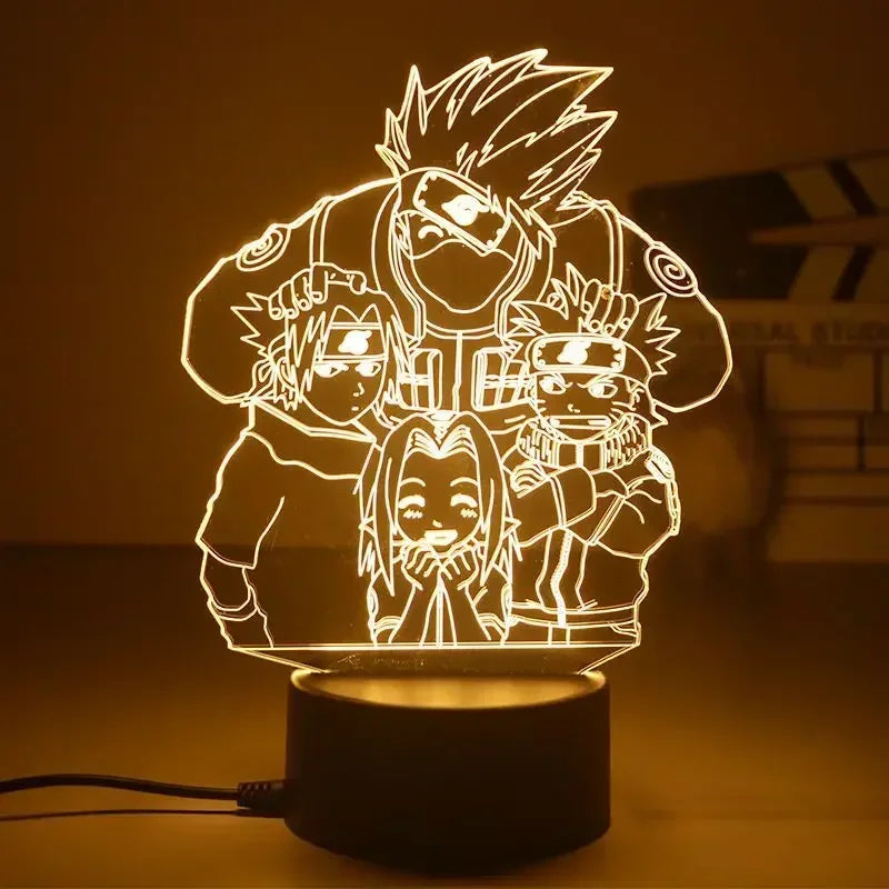 Naruto Characters 3D LED Lights