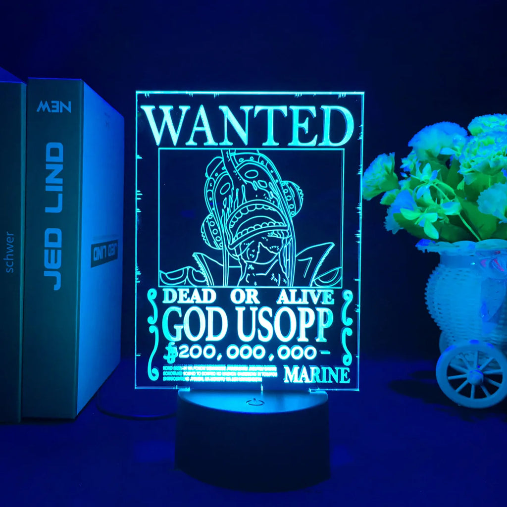 One Piece 3D illusion lamp