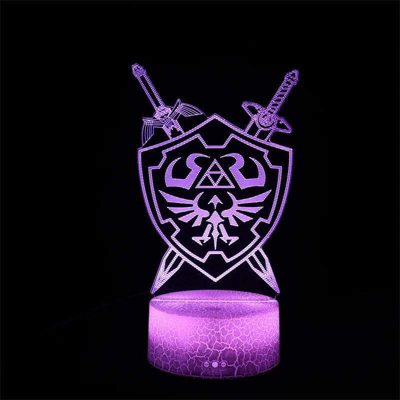 Zelda Night Lights 3D Figure Lamp