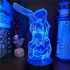 BUNNY GIRL SENPAI 3D Illusion Led Nightlights