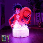 One Piece  Anime Figures 3D Lamp