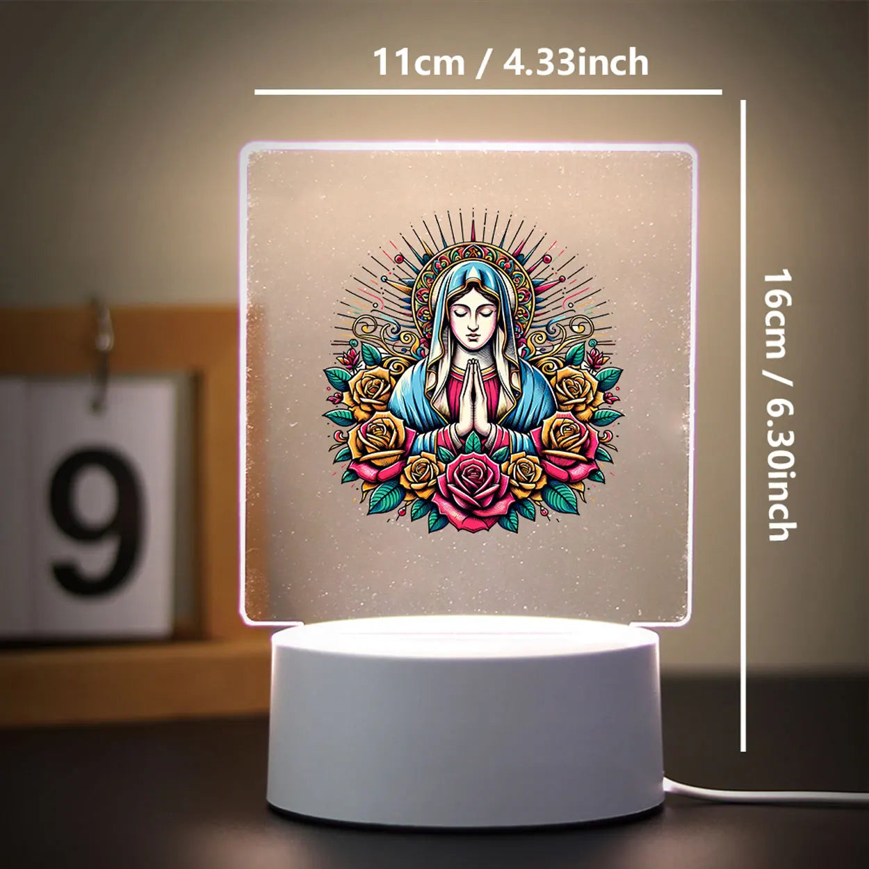 Religion 3D Night Light For Home Room Decoration