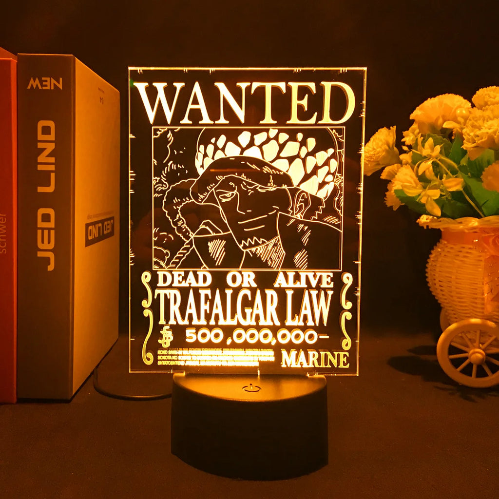 One Piece 3D illusion lamp
