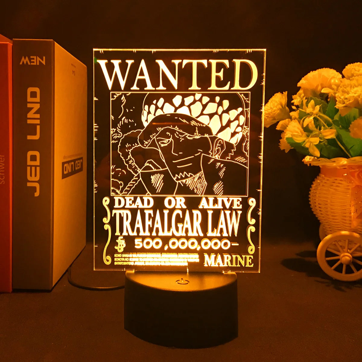 One Piece 3D illusion lamp