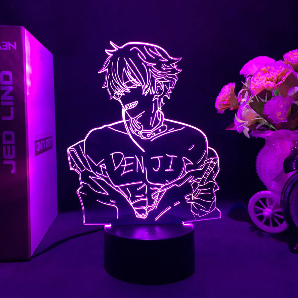 Chainsaw Man 3d Led Light Lamp