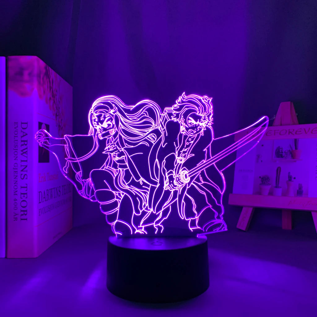 Kimetsu No Yaiba 3d LED Light Night