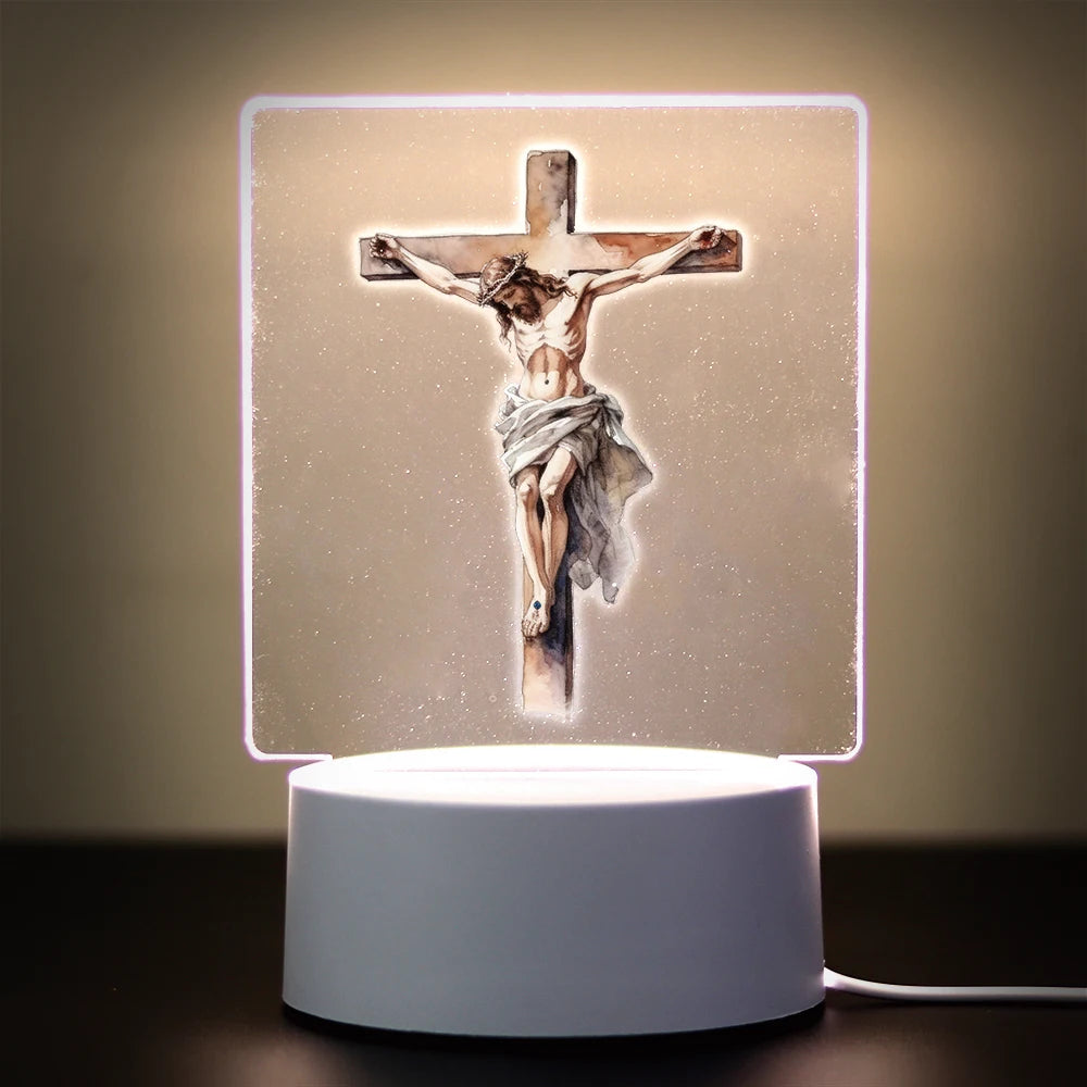 Religion 3D Night Light For Home Room Decoration