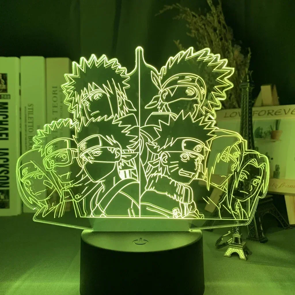 Naruto Characters 3D LED Lights