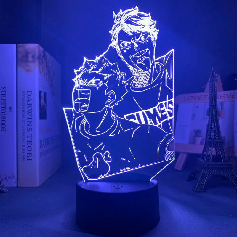 Haikyuu 3d LED Lamp