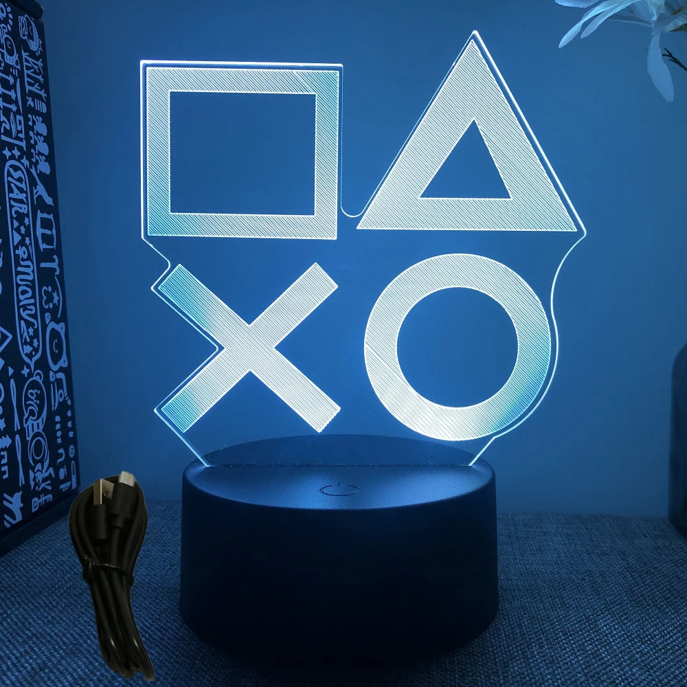 NEON GAMER 3D Lamp LED Night Light