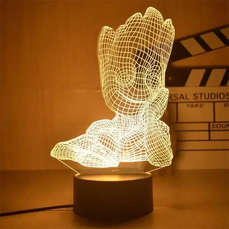 Avengers 3D LED Light Lamp Action