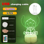 3D Illusion Stitch LED Night Light