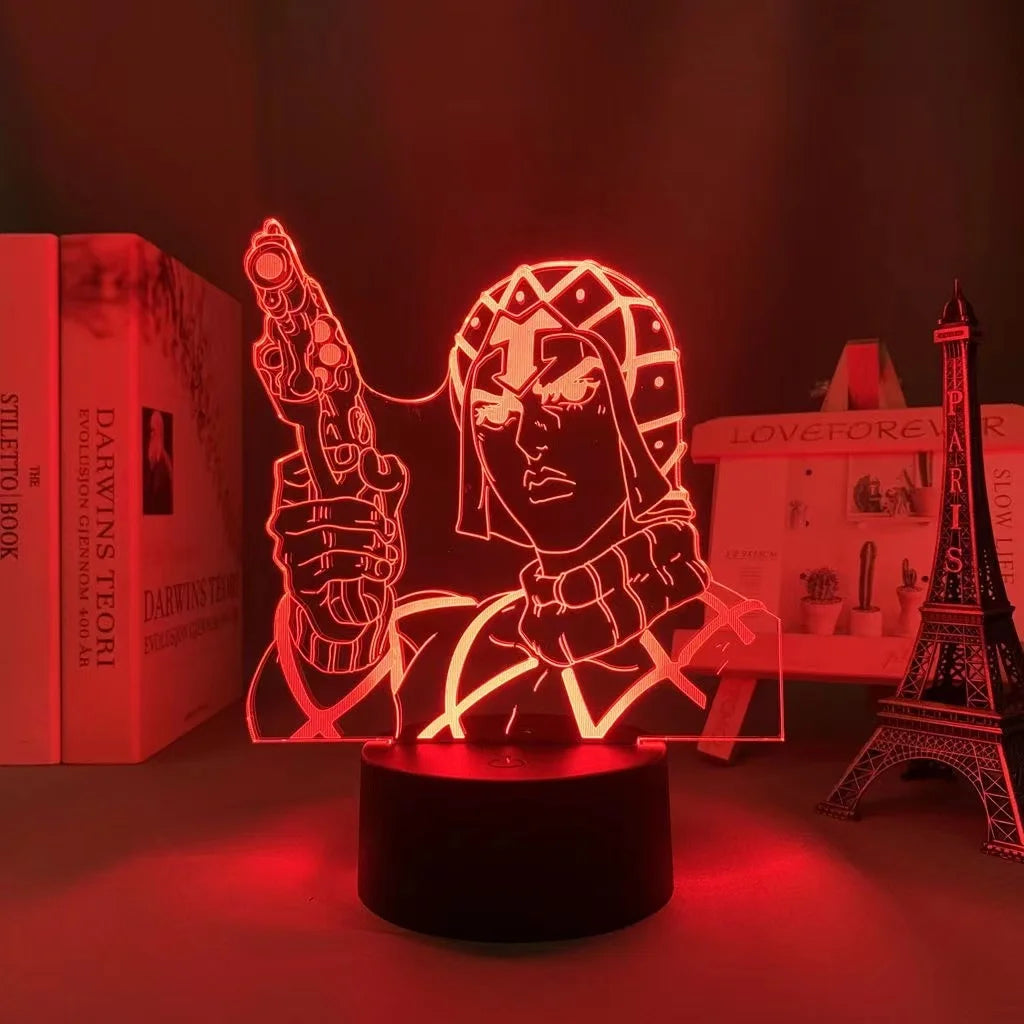 JoJo Bizarre Adventure 3d Night Light LED lamp